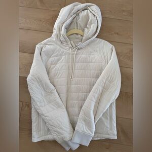 lululemon athletica White “Puffer Style” Hoodie Sweater